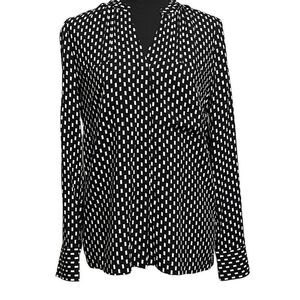 Truth by Republic Checkered Button Down Blouse/Top Size Extra Small